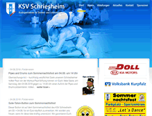 Tablet Screenshot of ksv-schriesheim.de